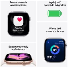 Apple Watch Series 11 OLED 46 mm Ψηφιακό 416 x 496 px Οθόνη αφής 5G Τιτάνιο Wi-Fi GPS