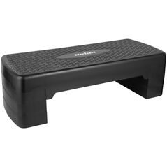 Σκαλοπάτι για αερόμπικ και ασκήσεις γυμναστικής, 3 επίπεδα, 68cm, μαύρο, REBEL ACTIVE