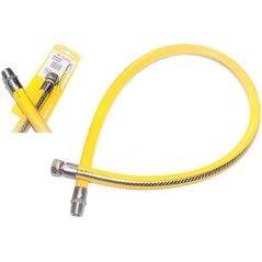 PROFITOR Εύκαμπτος σωλήνας αερίου με περιστρεφόμενο παξιμάδι G 1/2” και άκρο GZ 1/2” Τύπος 112 GW/GZ L = 750