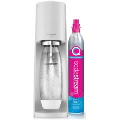 Κορεσμός Sodastream Terra + 1 μπουκάλι + αέριο Λευκό
