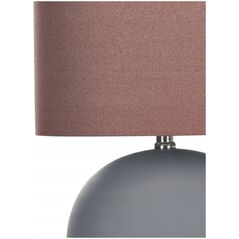 Επιτραπέζιο φωτιστικό Beliani Γκρι κεραμικό επιτραπέζιο φωτιστικό AREOSO Lumarko! 13297138 4255664838124