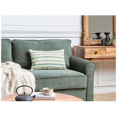 Beliani Διακοσμητικό μαξιλάρι Polyester Green KAFRA Lumarko! 13561389 4255664859143