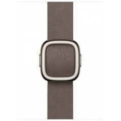 Apple Λουράκι σε γκρι-καφέ χρώμα με μοντέρνα αγκράφα για κάσα 42 mm - μέγεθος L