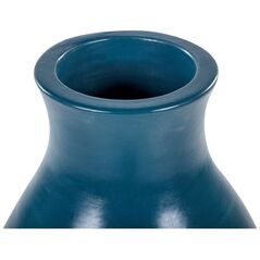 Beliani Διακοσμητικό βάζο από τερακότα 48 εκ. μπλε STAGIRA Lumarko! 12831630 4255664813947