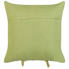 Beliani Σετ 2 μακραμέ διακοσμητικά μαξιλάρια 45 x 45 cm πράσινα KALAM Lumarko! 13568742 4255664861757