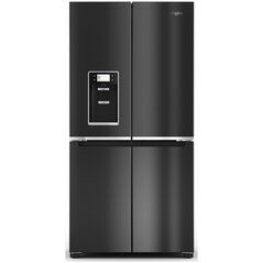 Lodówka Whirlpool Whirlpool Refrigerator | WQ9I FO2BX EF | Energy efficiency class E | Free standing | Side by side | Height 187.6 cm | No Frost system | Fridge net capacity 355 L | Freezer net capacity 237 L | Display | 41 dB | Black