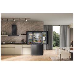 Lodówka Whirlpool Whirlpool Refrigerator | WQ9I FO2BX EF | Energy efficiency class E | Free standing | Side by side | Height 187.6 cm | No Frost system | Fridge net capacity 355 L | Freezer net capacity 237 L | Display | 41 dB | Black