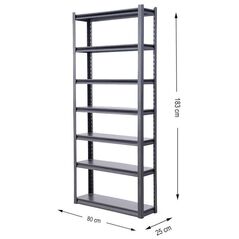 ΡΑΦΙ ΑΠΟΘΗΚΕΥΣΗΣ 183X80X25CM 50KG