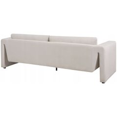 Beliani Ανοιχτός μπεζ βελούδινος καναπές MAUNU Lumarko! 13300688 4255664853172