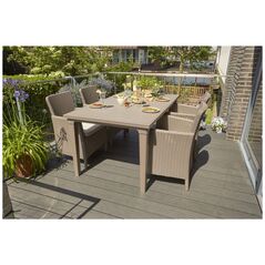 Καρέκλα κήπου Trenton, cappuccino, 226454