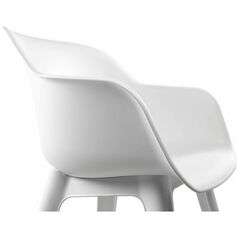 Καρέκλες κήπου Akola, 2 τεμ., λευκές