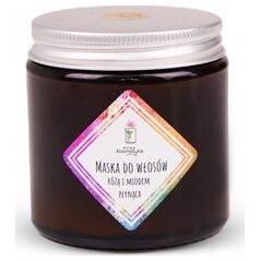 Nowa Kosmetyka Μάσκα μαλλιών με τριαντάφυλλο και μέλι, 120 ml