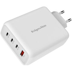 Φορτιστής τοίχου Kruger&amp|Matz 140 W GaN με λειτουργία Quick Charge και Power Delivery