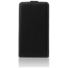 Κάθετη λαστιχένια θήκη θήκης με Flip HUAWEI P30 LITE μαύρη γενική 6083123 9092785