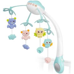 Καρουζέλα για κούνια με προβολέα RK-813 μπλε