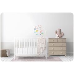 Καρουζέλα για κούνια με προβολέα RK-813 ροζ