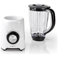 Μπλέντερ κανάτας Nedis KABL300CWT 800W 1.5L Μαύρο-λευκό