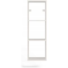 Κρεμαστή Ραφιέρα COBI 1X3 - Μοντέρνο Ράφι Τοίχου με 3 Θήκες Ματ Λευκό