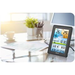 Μετεωρολογικός σταθμός Berdsen Μετεωρολογικός σταθμός με οθόνη BD-906 μαύρη