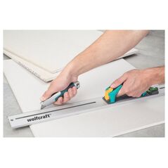 Wolfcraft Μαχαίρι με λεπίδα τραπεζοειδούς και γάντζου, Profi Wolfcraft