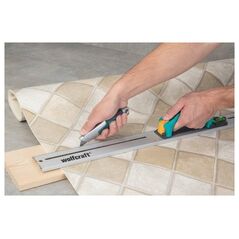 Wolfcraft Μαχαίρι με λεπίδα τραπεζοειδούς και γάντζου, Profi Wolfcraft