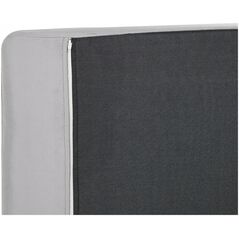 Σετ βελούδινου σαλονιού Beliani Grey με οθωμανικό VINTERBRO Lumarko! 13304263 4255664857712