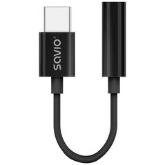 Προσαρμογέας USB Savio Προσαρμογέας ήχου - USB-C Jack 3,5mm. AK-74