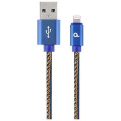 Καλώδιο USB Gembird USB-A - Lightning 1 m Μπλε (CC-USB2J-AMLM-1M-BL)