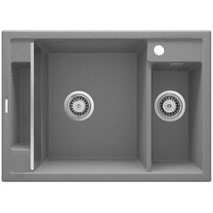 Νεροχύτης Deante MAGNETIC - γρανιτένιος μαγνητικός 1.5-θαλάμων Γκρι (ZRM S503)