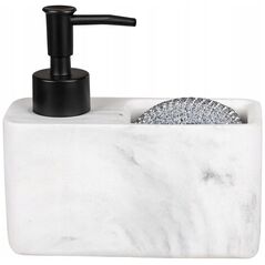 Διανομέας υγρού πιάτων RESA MARBLE με διαχωριστικό για σφουγγάρι, WENKO