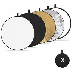 K+F Photographic Blend 5in1 Diffuser + Case Outdoor Studio Round 56cm 56 / K&f / Kf18.0001