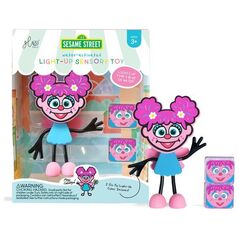 Glo Pals Glo Pals, Μπάνιο χαρακτήρας Abby - σετ με δύο αισθητηριακά κύβους που φωτίζουν στο νερό