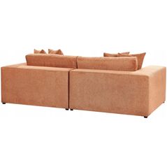 Καναπές 3 θέσεων πορτοκαλί GLORVIKA Lumarko!