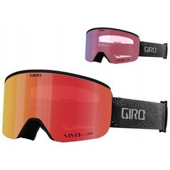 Χειμερινά γυαλιά GIRO AXIS ΜΑΥΡΟ & ΛΕΥΚΟ ΔΙΧΡΩΜΟ (Καθρέφτης φακός χρωματιστός VIVID-Carl Zeiss VIVID EMBER 19-42% S2 + Καθρέφτης φακός χρωματιστός VIVID-Carl Zeiss INFRARED 58% S1) (ΝΕΟ 2023/2024)