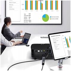 Adapter Wozinsky WACH-01 USB-C - HDMI 4K 60Hz - czarny