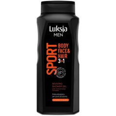 Sarantis Luksja Men Τζελ Ντους Διεγερτικό 3 σε 1 Sport 500ml
