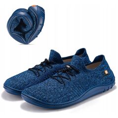 SH5003M Ανδρικά παπούτσια barefoot merino σκούρο μπλε/μπλε 45