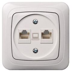 ΠΟΛΥΜΠΡΙΖΟ 2ΠΡΙΖΕΣ PC UNFR KAT 5 ΛΕΥΚΟ