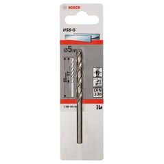 Τρυπάνι Μετάλλου HSS-G 5,0mm, 1τεμ