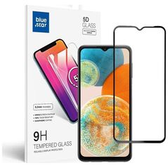 Blue Star Σκληρυμένο γυαλί Blue Star 5D - για Samsung A23 5G (πλήρης κόλλα/φιλικό προς τη θήκη) - μαύρο