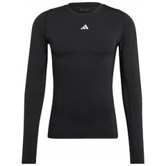 Eb Fit Ανδρικό μπλουζάκι adidas Techfit Aeroready Long Sleeve Tee μαύρο HP0626 2XL