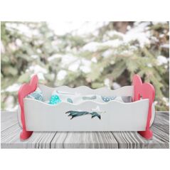 Μικρή κούνια για κούκλες χρώμα 05354