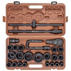 Σετ εργαλείων κρούσης 26 τεμ. 3/4" (17-50mm) και 1" (55-65mm) (12-γωνιακά)