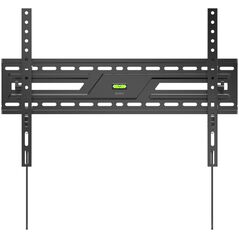 Sieninis laikiklis DELTACO, tvirtas, pakreipiamas, 37–86", 75 kg, juodas / ARM-1154-B / 1903409