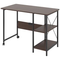 Πτυσσόμενο γραφείο Maclean loft MC-411 B σκούρο καρύδι