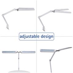Λάμπα γραφείου Maul MAUL LED Arbeitsplatzleuchte Craft Duo dimmbar weiß