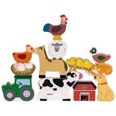 Viga Toys Stack Puzzle Farm Animals Lumarko! 13965432 6971608447068