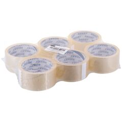 BSTech Ταινία SMART Ακρυλικό Διαφανές 48mmx60m 6 τεμάχια σε σετ