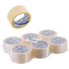 BSTech Ταινία SMART Ακρυλικό Διαφανές 48mmx60m 6 τεμάχια σε σετ