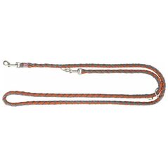 Ρυθμιζόμενο λουρί σκύλου Trixie Πορτοκαλί Γραφίτης L/XL 2 μ